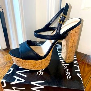 Wild Diva Cork Heels